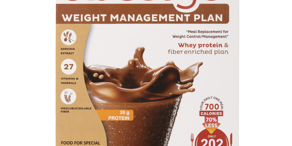 Obesigo  – Best Meal Replacement Shake for Weight Loss (350gm, 7 Sachets - Weekly, chocolate flavour)