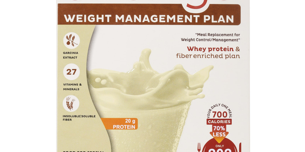 Obesigo  – Best Meal Replacement Shake for Weight Loss (350gm, 7 Sachets - Weekly, Vanilla flavour)