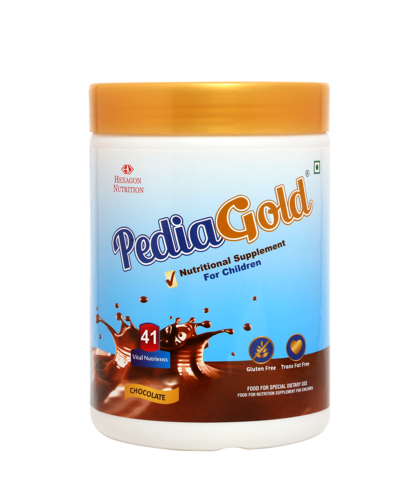 PEDIAGOLD | Nutrition Supplement For Children - Premium Chocolate- 400G Tin