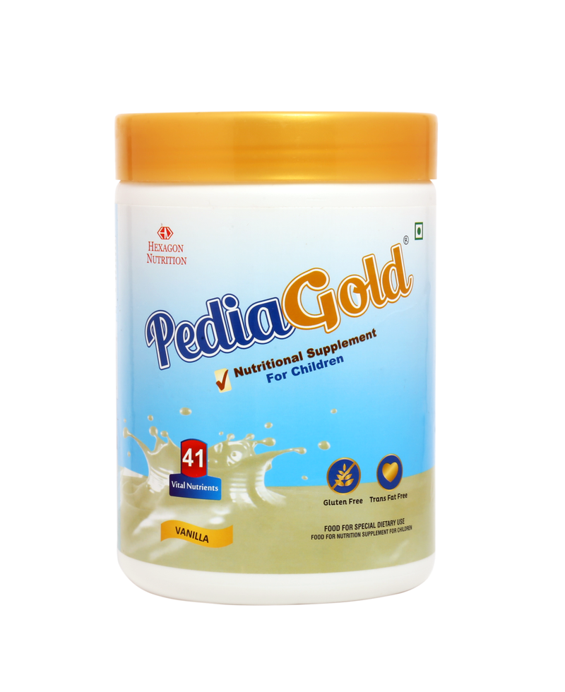 PEDIAGOLD | Nutrition Supplement For Children - Vanilla Flavour - 400G Tin
