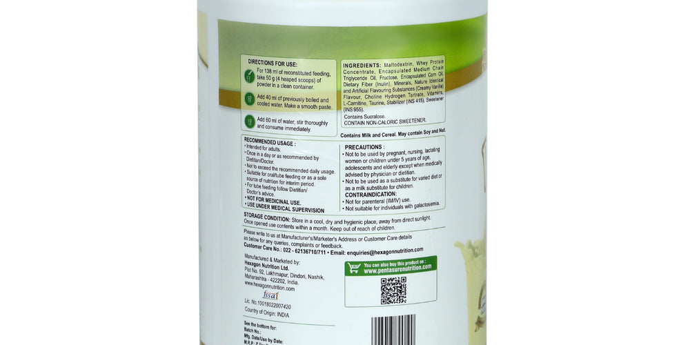 Pentasure Hepatic – Liver Care Nutrition Powder - 1 kg