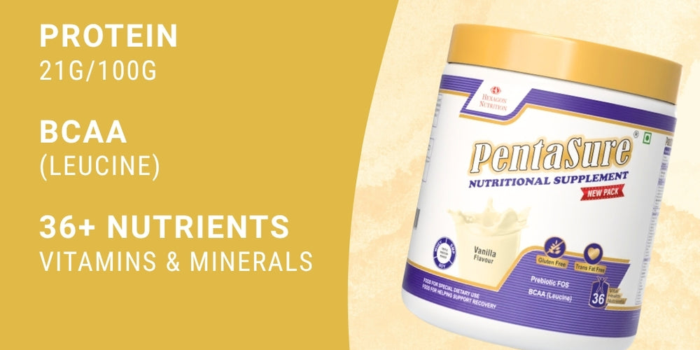 Pentasure Daily Nutrition – Protein Shake Vanilla 400 gm