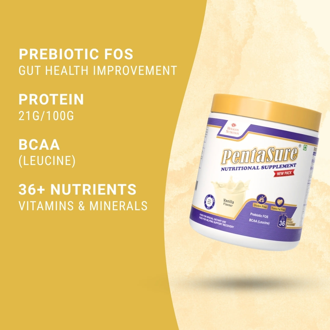 Pentasure Daily Nutrition – Protein Shake Vanilla 400 gm