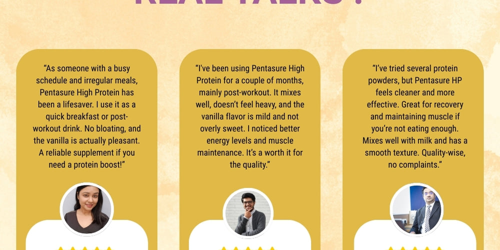 Pentasure HP Whey Protein – High Protein Powder for Muscle Recovery & Strength - 1 kg